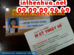 In thẻ nhựa giá rẻ làm thẻ nhân viên