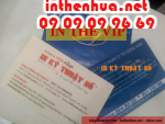 In thẻ vip cho Công ty Cổ phần ôtô Sông Hàn