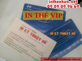 In thẻ vip cho Công ty Cổ phần ôtô Sông Hàn